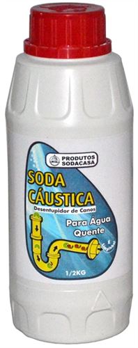 SODA CAUSTICA FRASCO 500GR