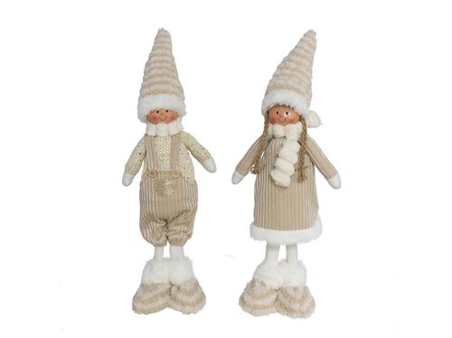 3856 BONECO NEVE BEGE 2SORT 17X10X49CM