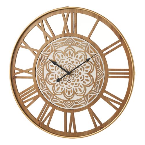 802784 RELOGIO PAREDE MDF 60X60X4,5