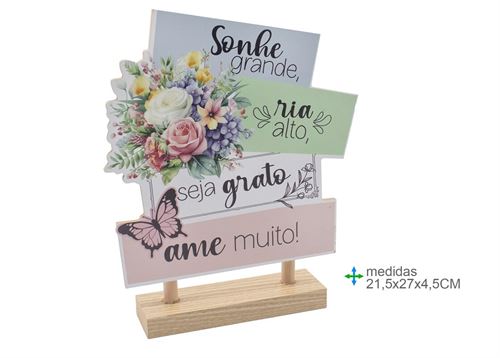 BD-78599 PLACA MESA MDF 21,5X4,5X27CM