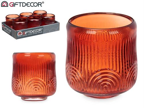 93712 CASTIÇAL VIDRO DECORATIVO