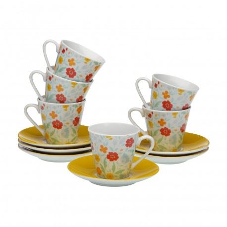 CHAVENA CAFE C/P CERAMICA SET6