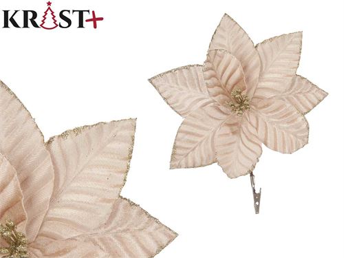 25397 FLOR NATAL CHAMPANHE 30CM