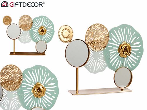 DECORAÇAO METAL DECORATIVA ESPELHOS 37