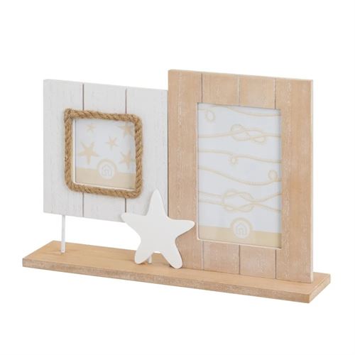 804298 PORTA-RETRATO DUPLO MDF 31 X 7 X 21 CM