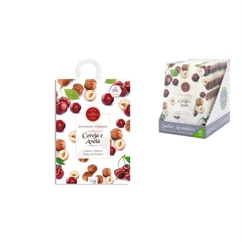 757252 SACHET CEREJA E AVELÃ C/CAB 15GR