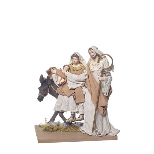 90495 PRESEPIO TECIDO FUGA PARA O EGIPTO C 19,50 L 13,00 A 25,00