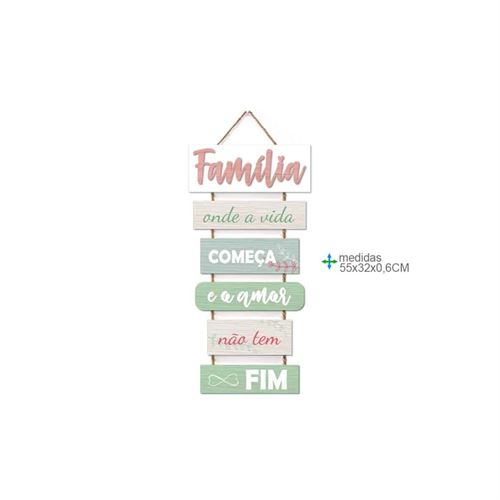 BD-74282 PLACA PAREDE MDF 55x32x0,6CM