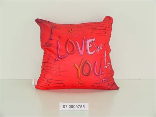 ALMOFADA LICRA I LOVE YOU 30X30X6