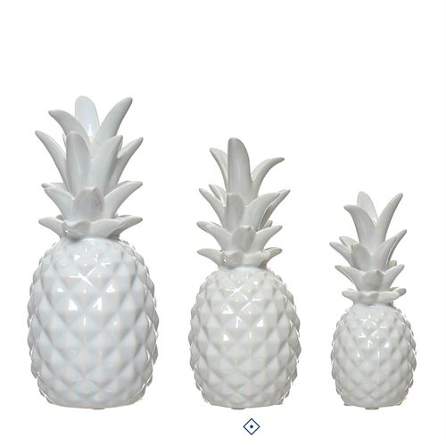 28987 CERÂMICA DECORATIVA - ANANÁS 7.50X7.50X19CM