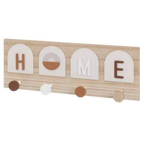 805798 CABIDE 4 GANCHOS ARCH MOTIF MDF 40 X 6 X 15 CM
