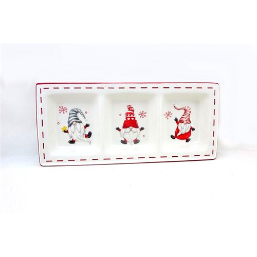 P151691592 PRATO W225035 P/APERITIVOS NATAL 31.6x14x3.3cm