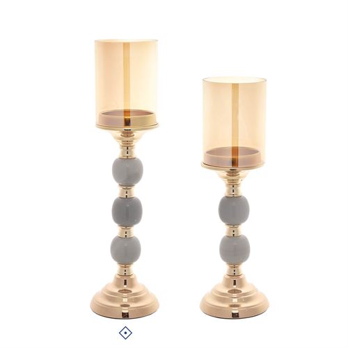 94184 CASTIÇAL DECORATIVO EM METAL  C 11,50 L 11,50 A 41,00