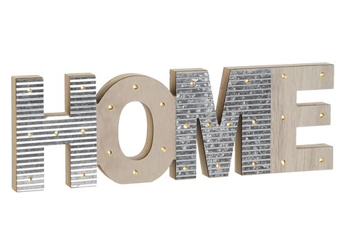 NV-207183 DECORAÇAO LUMINOSA MDF METAL 44X2,5X14,5 2MOD