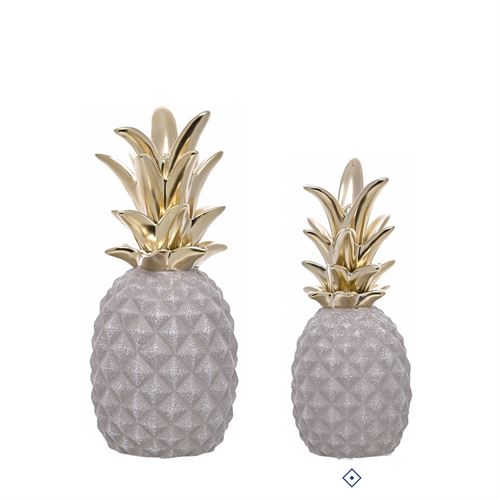 ANANAS CERAMICA GOLDEN NATURE C 8,00 L 8,00 A 18